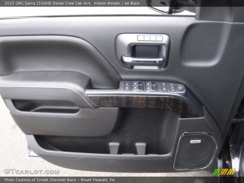 Iridium Metallic / Jet Black 2015 GMC Sierra 2500HD Denali Crew Cab 4x4