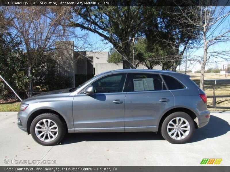 Monsoon Gray Metallic / Black 2013 Audi Q5 2.0 TFSI quattro