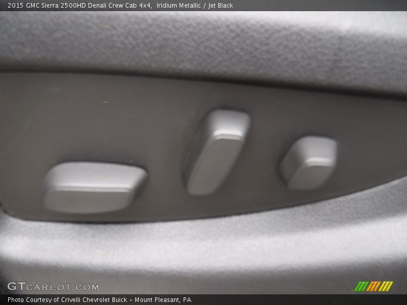 Iridium Metallic / Jet Black 2015 GMC Sierra 2500HD Denali Crew Cab 4x4