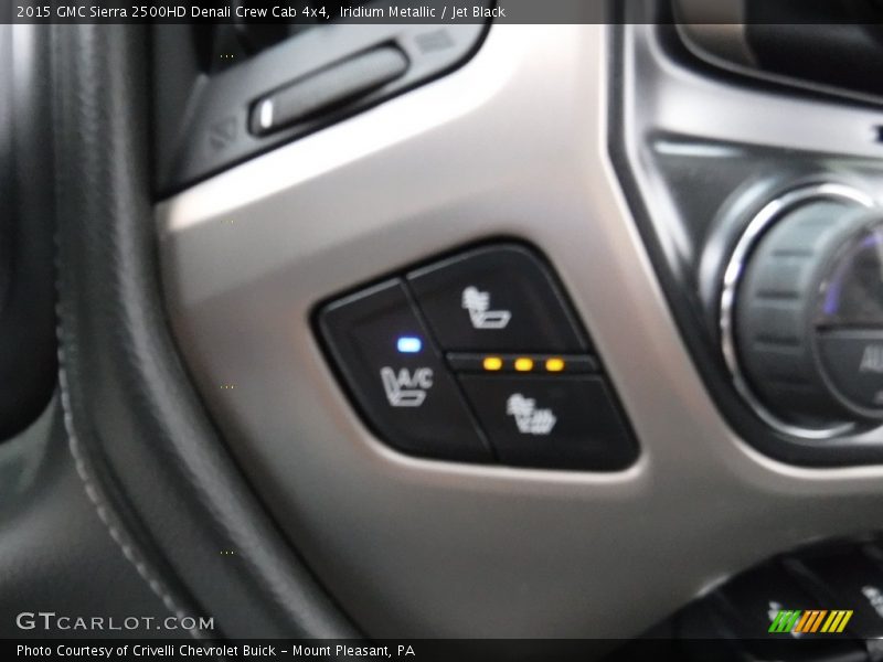 Iridium Metallic / Jet Black 2015 GMC Sierra 2500HD Denali Crew Cab 4x4