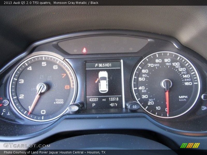 Monsoon Gray Metallic / Black 2013 Audi Q5 2.0 TFSI quattro