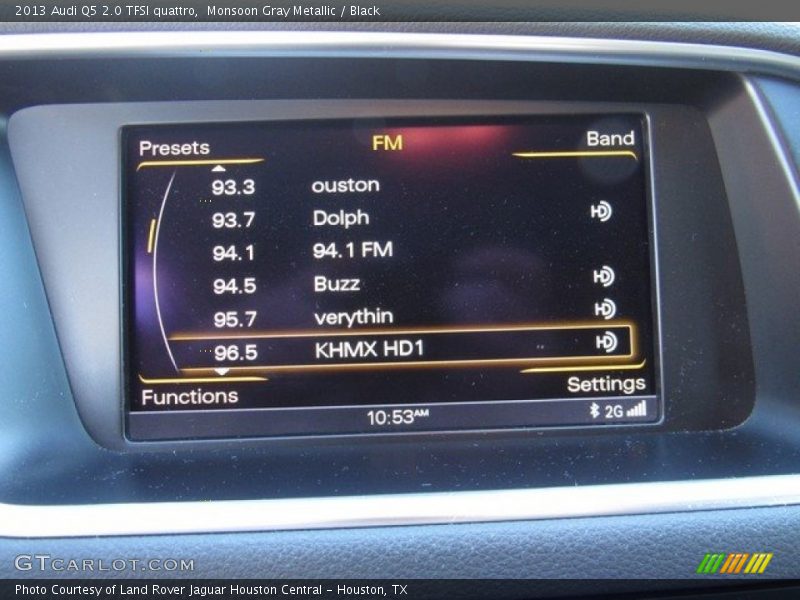 Monsoon Gray Metallic / Black 2013 Audi Q5 2.0 TFSI quattro