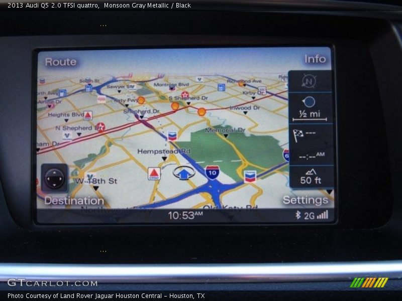 Monsoon Gray Metallic / Black 2013 Audi Q5 2.0 TFSI quattro