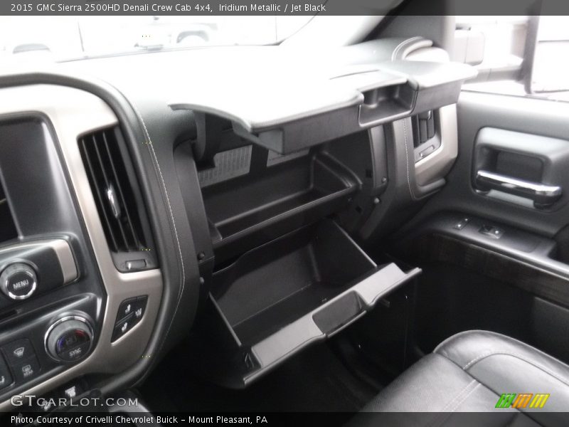 Iridium Metallic / Jet Black 2015 GMC Sierra 2500HD Denali Crew Cab 4x4