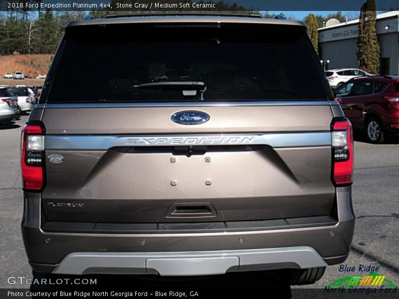 Stone Gray / Medium Soft Ceramic 2018 Ford Expedition Platinum 4x4
