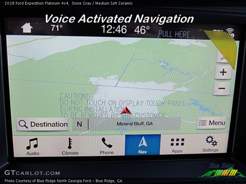 Stone Gray / Medium Soft Ceramic 2018 Ford Expedition Platinum 4x4