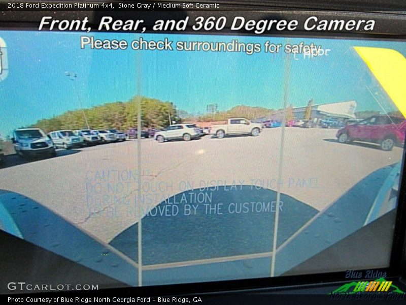 Stone Gray / Medium Soft Ceramic 2018 Ford Expedition Platinum 4x4