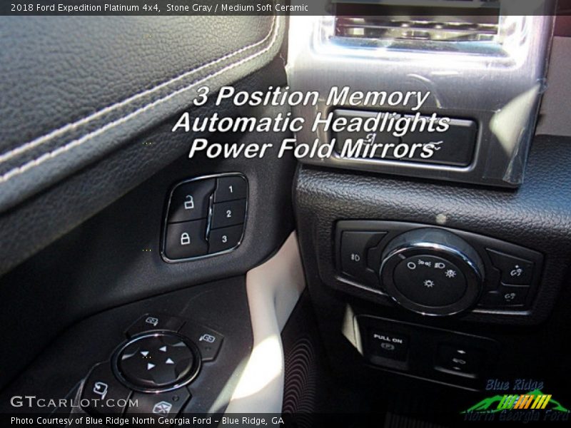 Stone Gray / Medium Soft Ceramic 2018 Ford Expedition Platinum 4x4