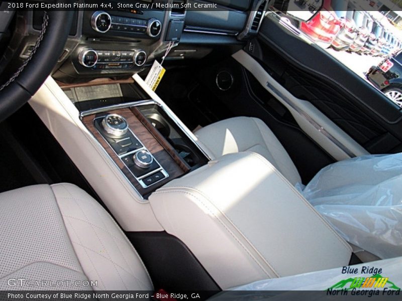 Stone Gray / Medium Soft Ceramic 2018 Ford Expedition Platinum 4x4