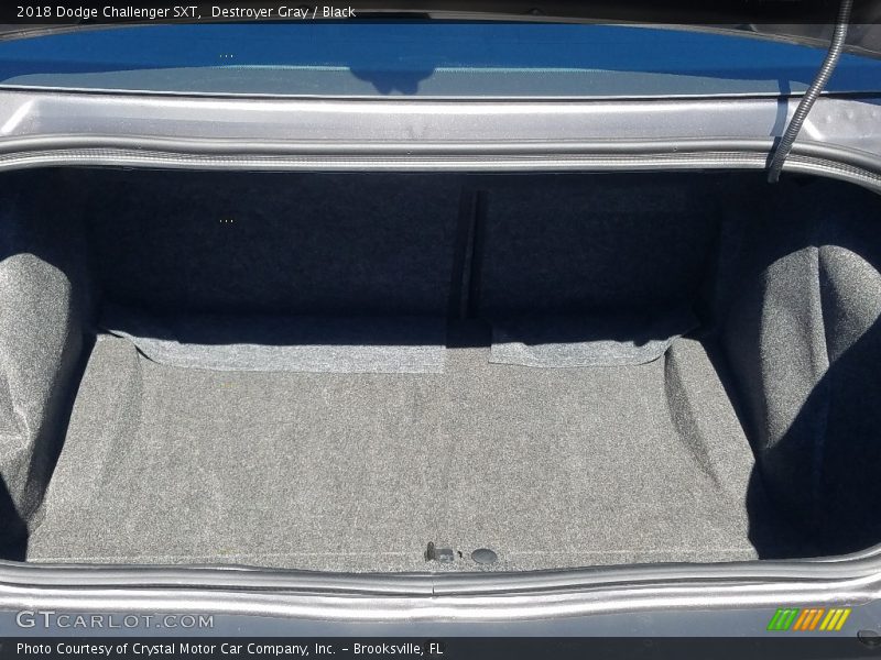 Destroyer Gray / Black 2018 Dodge Challenger SXT