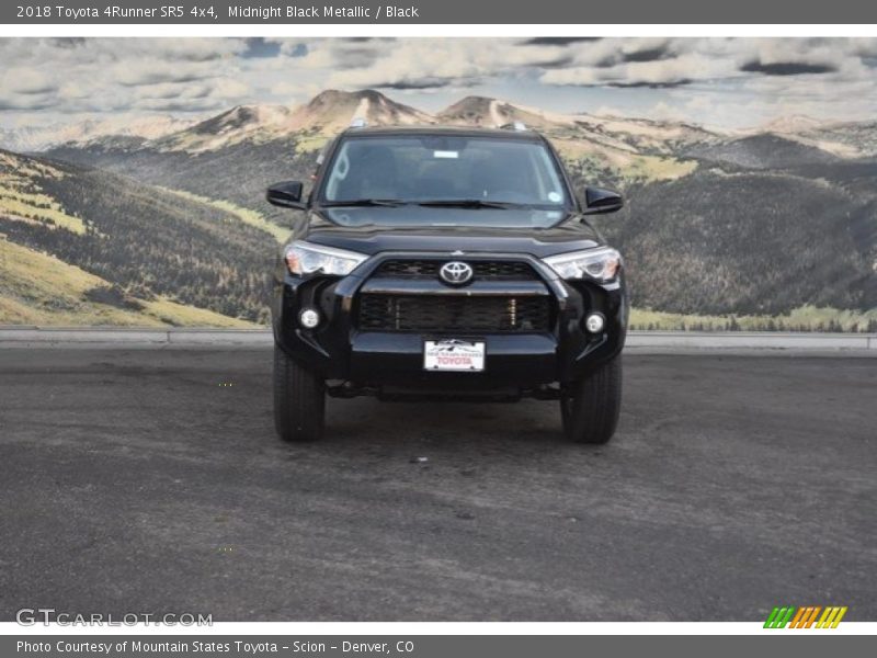 Midnight Black Metallic / Black 2018 Toyota 4Runner SR5 4x4