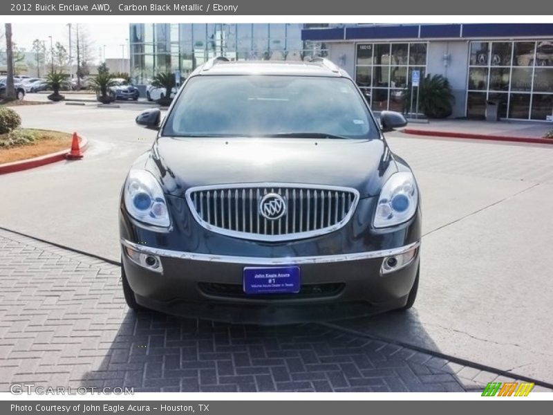 Carbon Black Metallic / Ebony 2012 Buick Enclave AWD