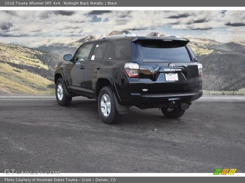 Midnight Black Metallic / Black 2018 Toyota 4Runner SR5 4x4