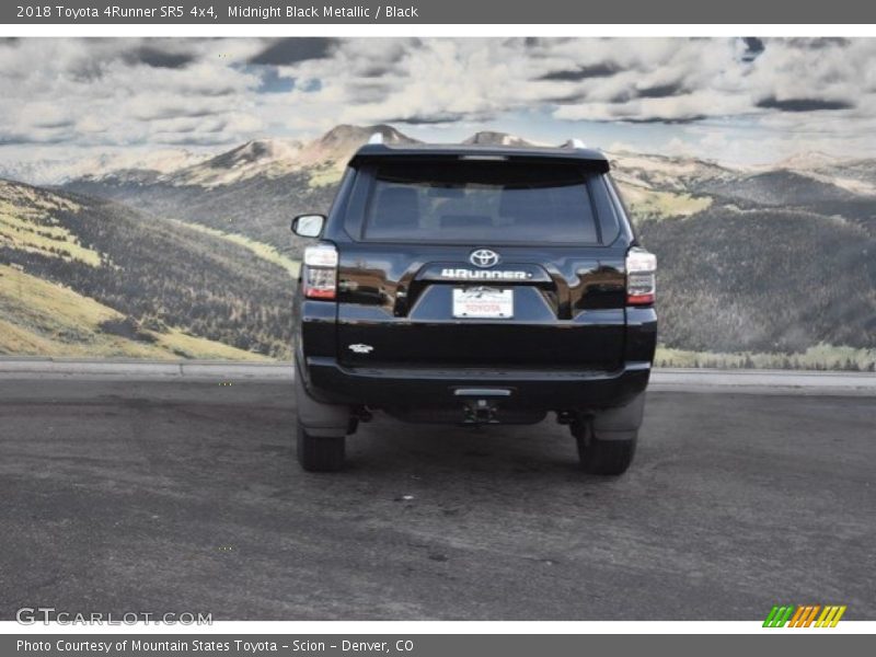 Midnight Black Metallic / Black 2018 Toyota 4Runner SR5 4x4
