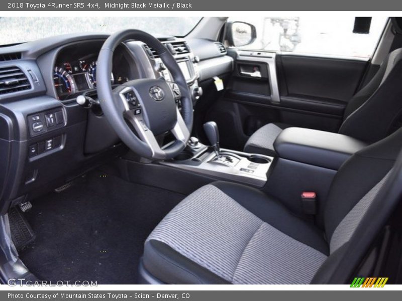 Midnight Black Metallic / Black 2018 Toyota 4Runner SR5 4x4