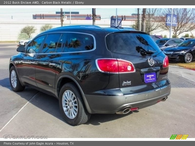 Carbon Black Metallic / Ebony 2012 Buick Enclave AWD