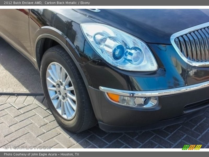 Carbon Black Metallic / Ebony 2012 Buick Enclave AWD