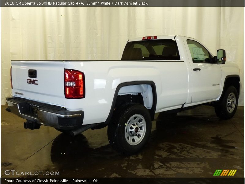 Summit White / Dark Ash/Jet Black 2018 GMC Sierra 3500HD Regular Cab 4x4