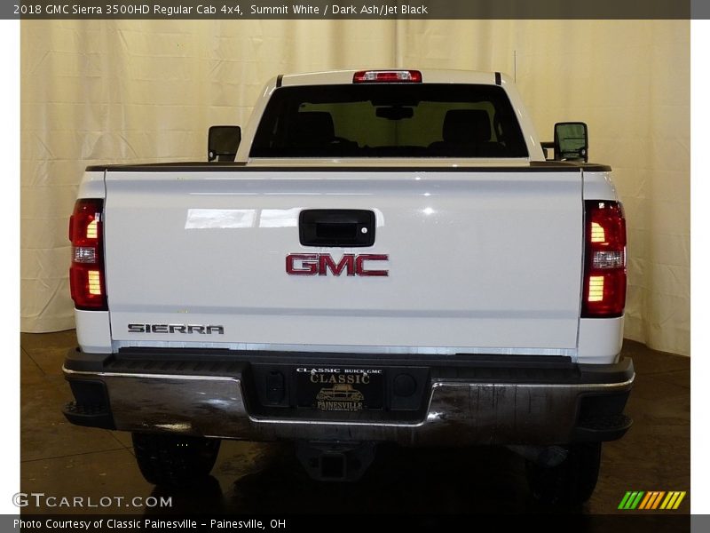 Summit White / Dark Ash/Jet Black 2018 GMC Sierra 3500HD Regular Cab 4x4