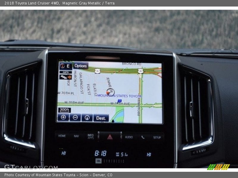 Navigation of 2018 Land Cruiser 4WD