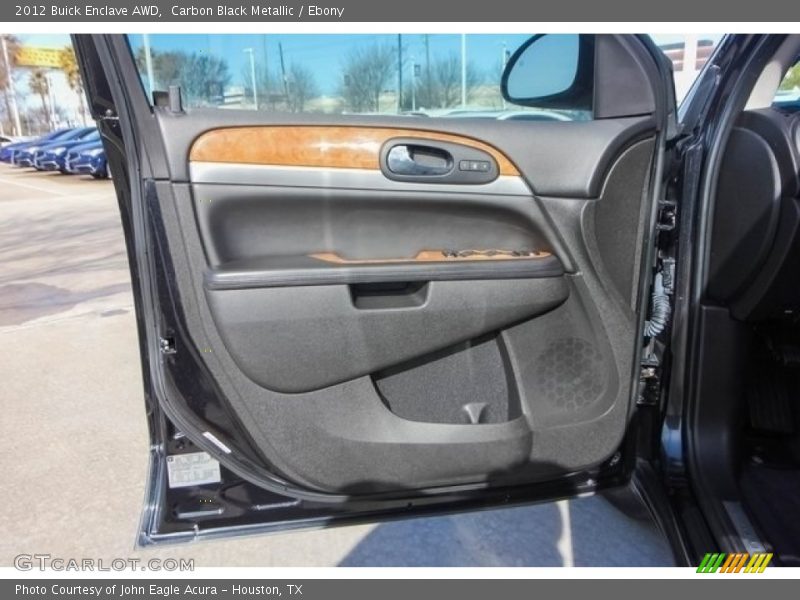 Carbon Black Metallic / Ebony 2012 Buick Enclave AWD