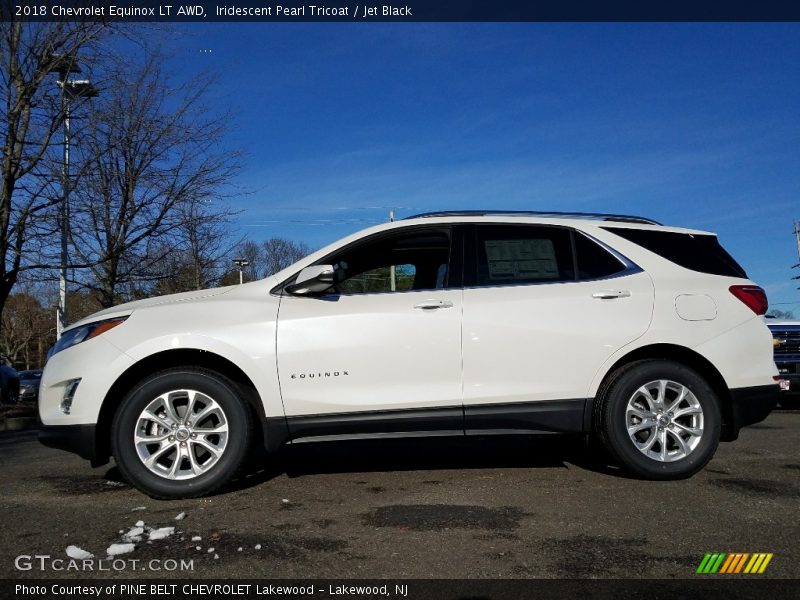 Iridescent Pearl Tricoat / Jet Black 2018 Chevrolet Equinox LT AWD