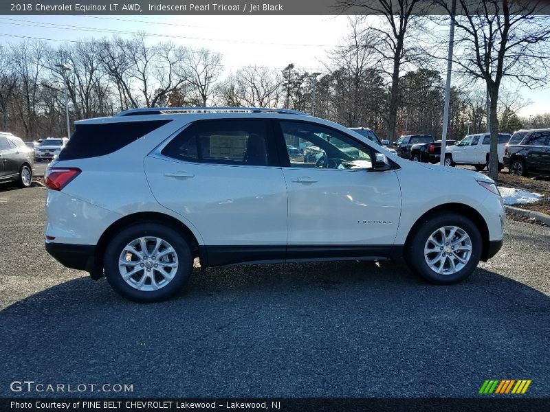 Iridescent Pearl Tricoat / Jet Black 2018 Chevrolet Equinox LT AWD
