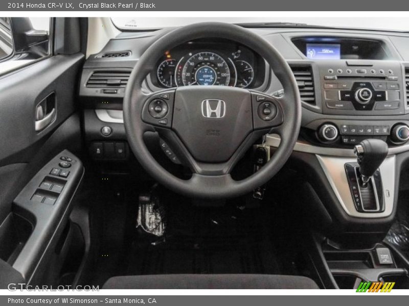Crystal Black Pearl / Black 2014 Honda CR-V LX