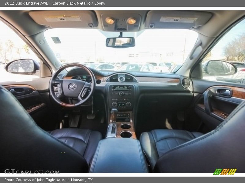 Carbon Black Metallic / Ebony 2012 Buick Enclave AWD