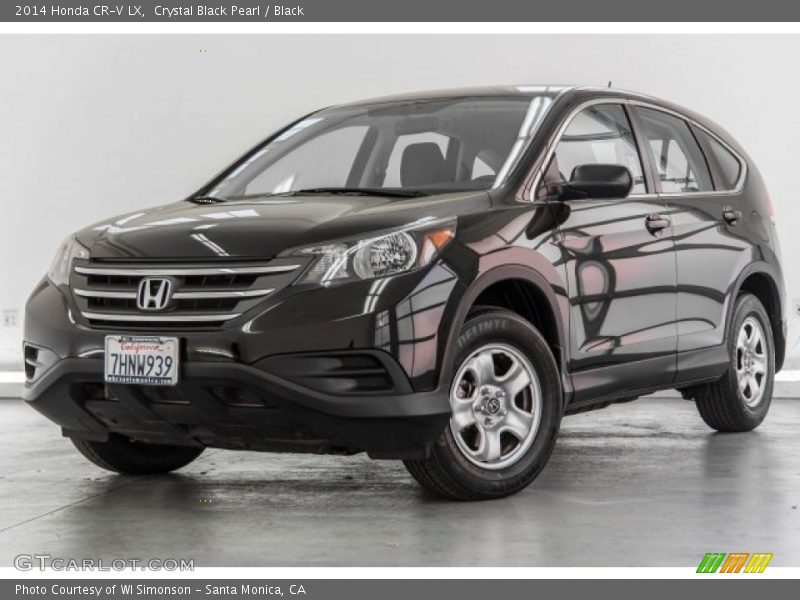 Crystal Black Pearl / Black 2014 Honda CR-V LX