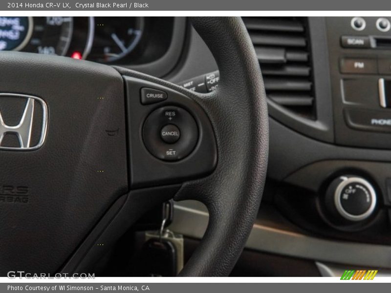 Crystal Black Pearl / Black 2014 Honda CR-V LX