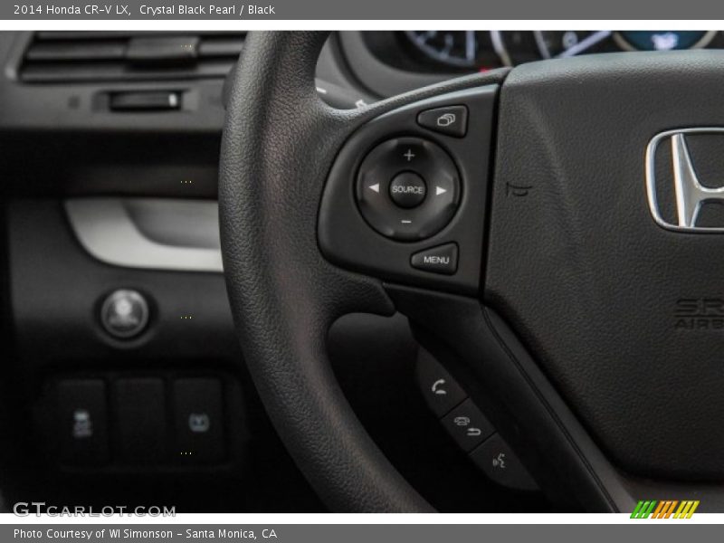 Crystal Black Pearl / Black 2014 Honda CR-V LX
