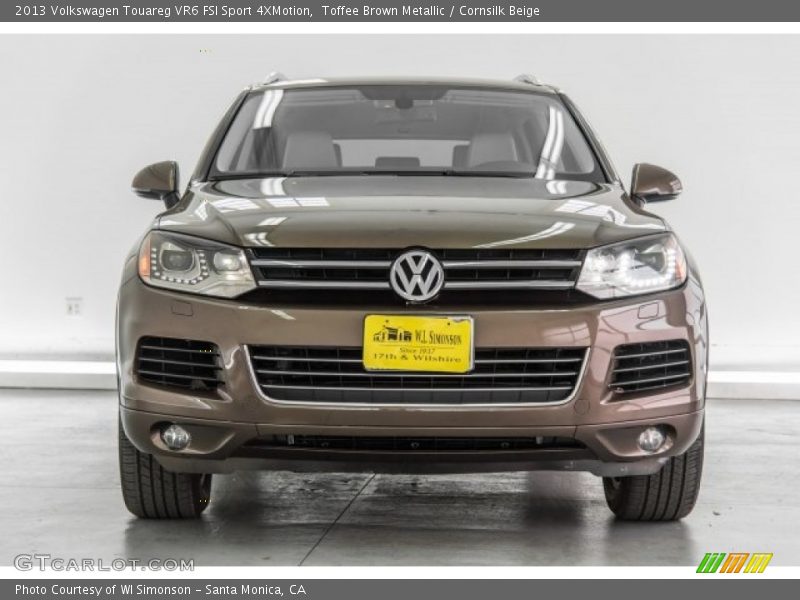 Toffee Brown Metallic / Cornsilk Beige 2013 Volkswagen Touareg VR6 FSI Sport 4XMotion