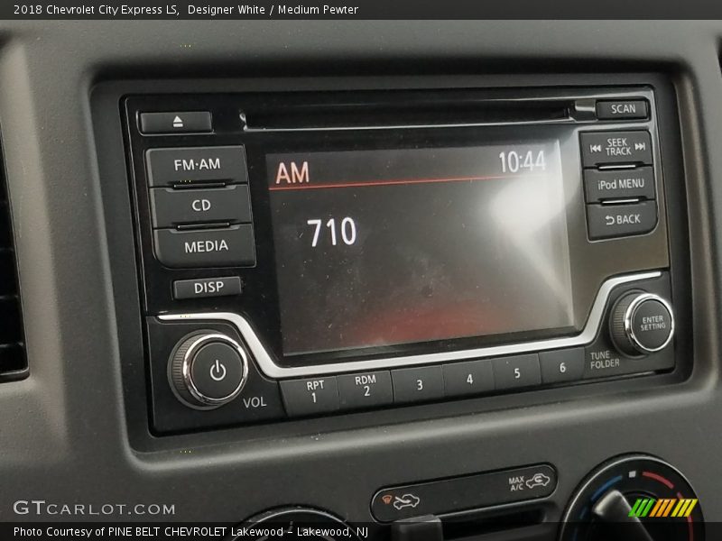 Designer White / Medium Pewter 2018 Chevrolet City Express LS