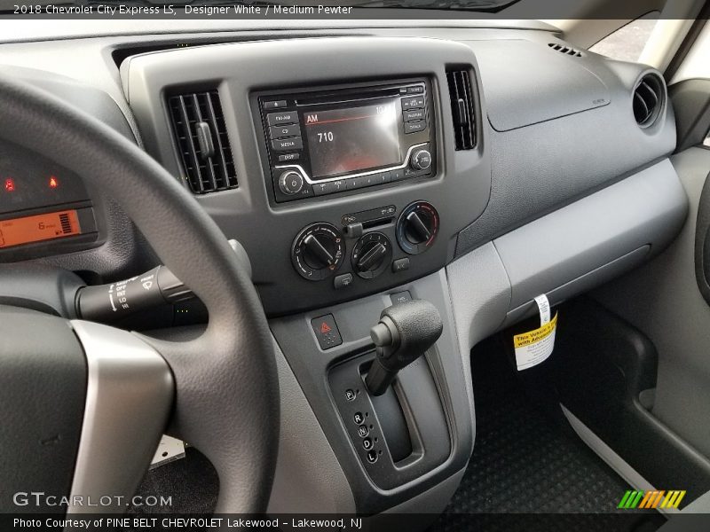 Designer White / Medium Pewter 2018 Chevrolet City Express LS