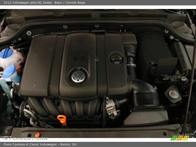 Black / Cornsilk Beige 2012 Volkswagen Jetta SEL Sedan