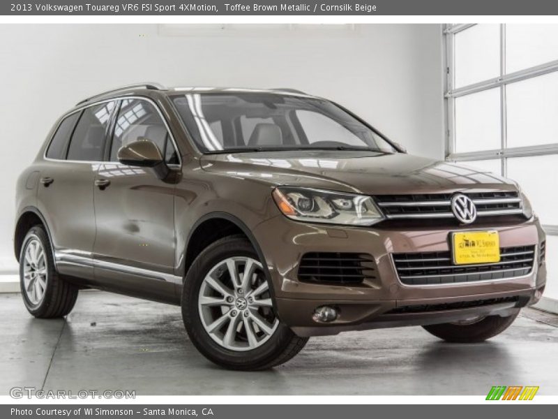 Toffee Brown Metallic / Cornsilk Beige 2013 Volkswagen Touareg VR6 FSI Sport 4XMotion