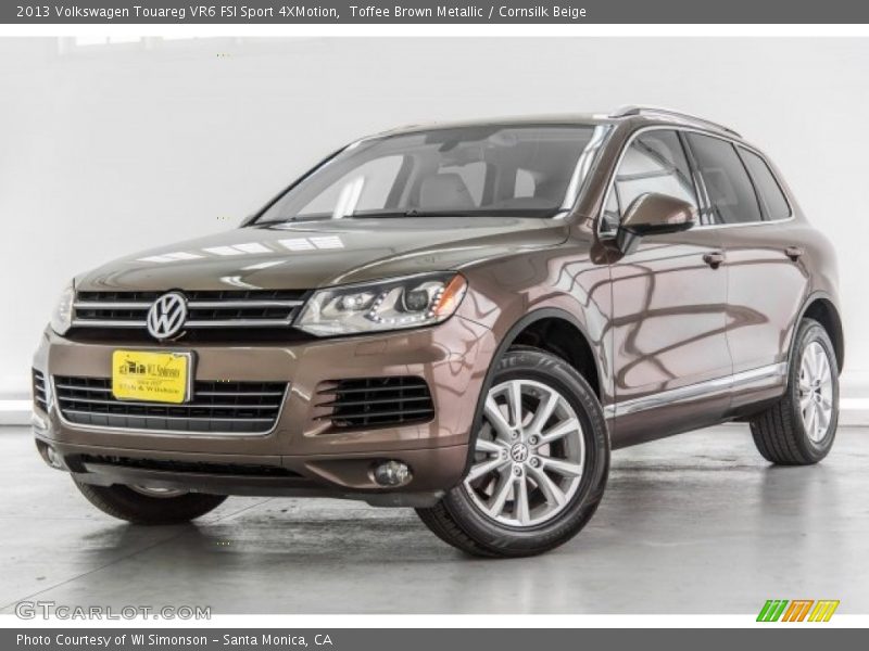 Toffee Brown Metallic / Cornsilk Beige 2013 Volkswagen Touareg VR6 FSI Sport 4XMotion