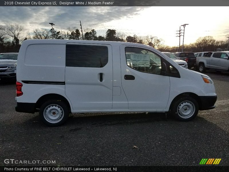 Designer White / Medium Pewter 2018 Chevrolet City Express LS