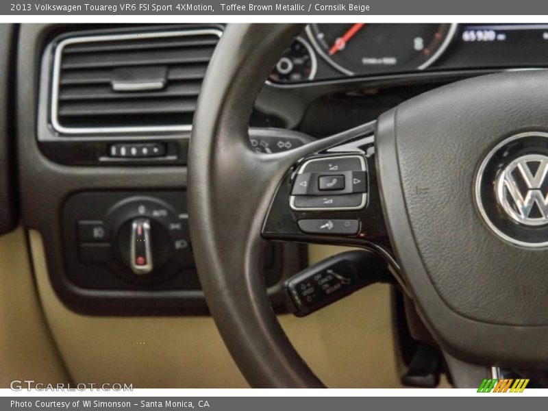 Toffee Brown Metallic / Cornsilk Beige 2013 Volkswagen Touareg VR6 FSI Sport 4XMotion