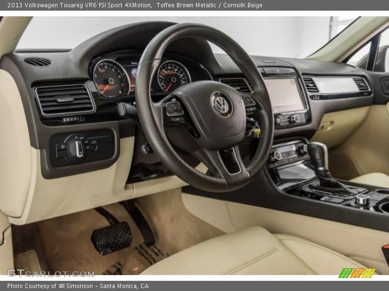 Toffee Brown Metallic / Cornsilk Beige 2013 Volkswagen Touareg VR6 FSI Sport 4XMotion