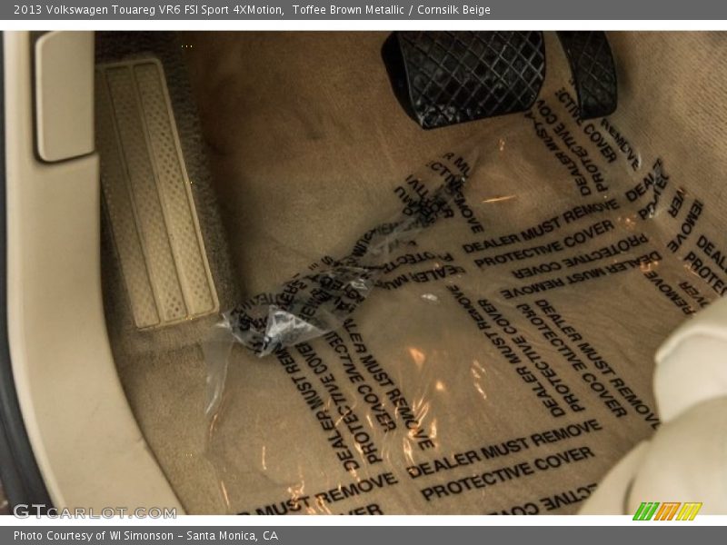 Toffee Brown Metallic / Cornsilk Beige 2013 Volkswagen Touareg VR6 FSI Sport 4XMotion