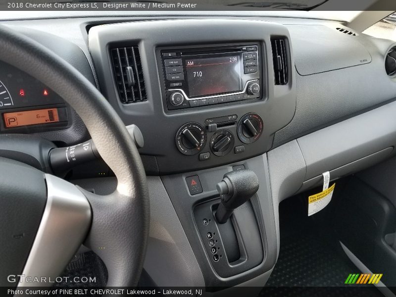 Designer White / Medium Pewter 2018 Chevrolet City Express LS