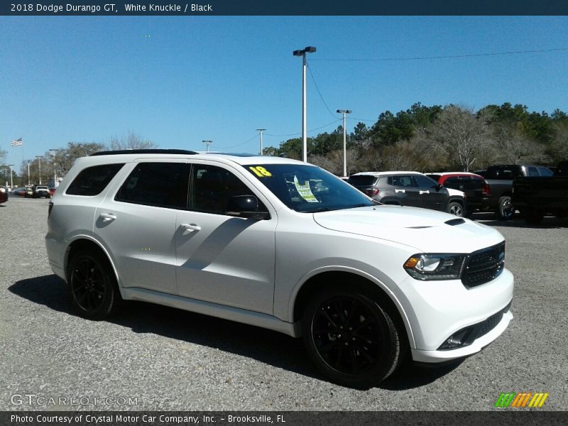 White Knuckle / Black 2018 Dodge Durango GT