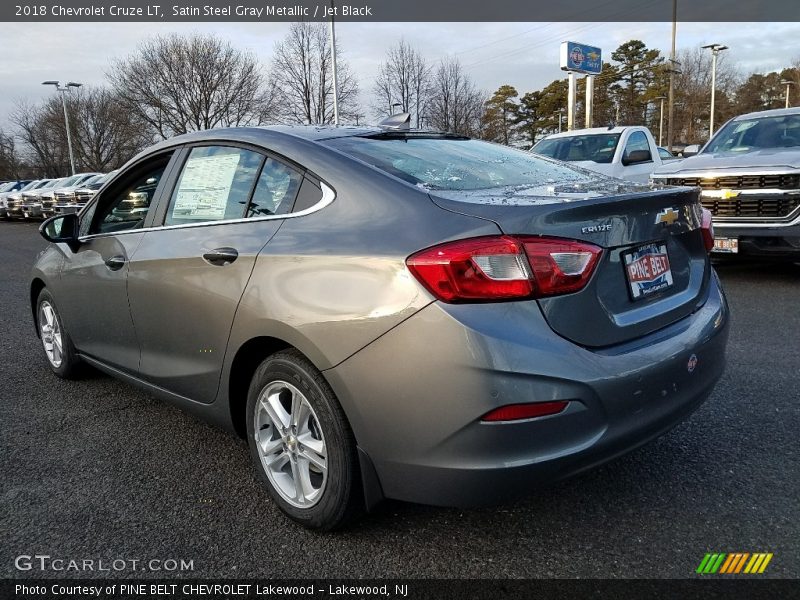 Satin Steel Gray Metallic / Jet Black 2018 Chevrolet Cruze LT