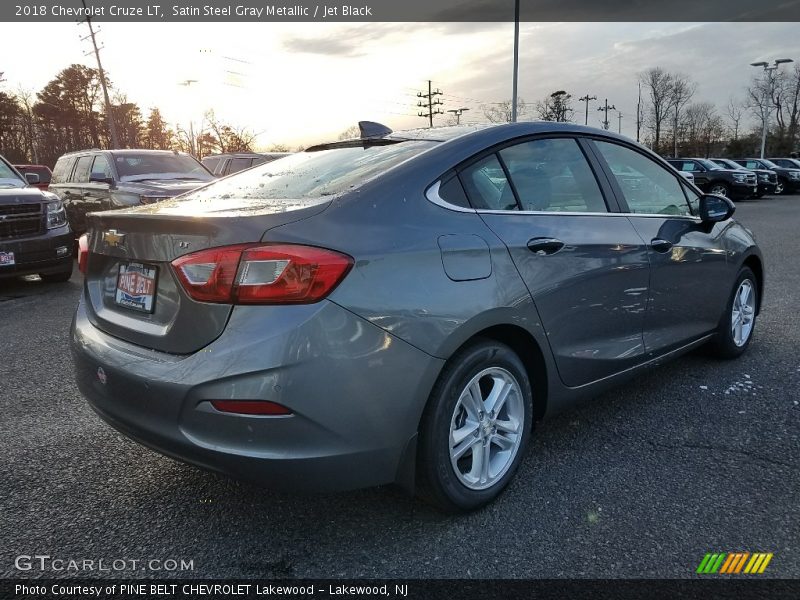 Satin Steel Gray Metallic / Jet Black 2018 Chevrolet Cruze LT