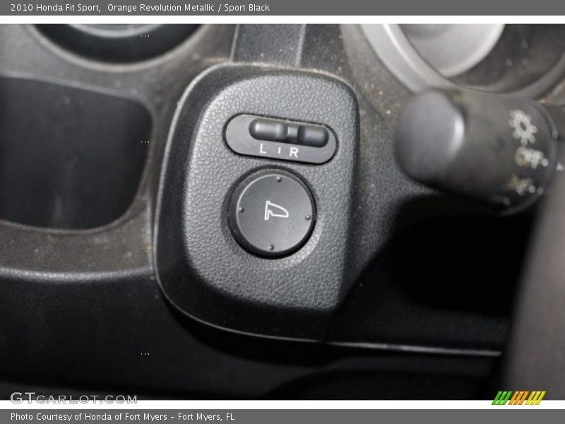 Orange Revolution Metallic / Sport Black 2010 Honda Fit Sport