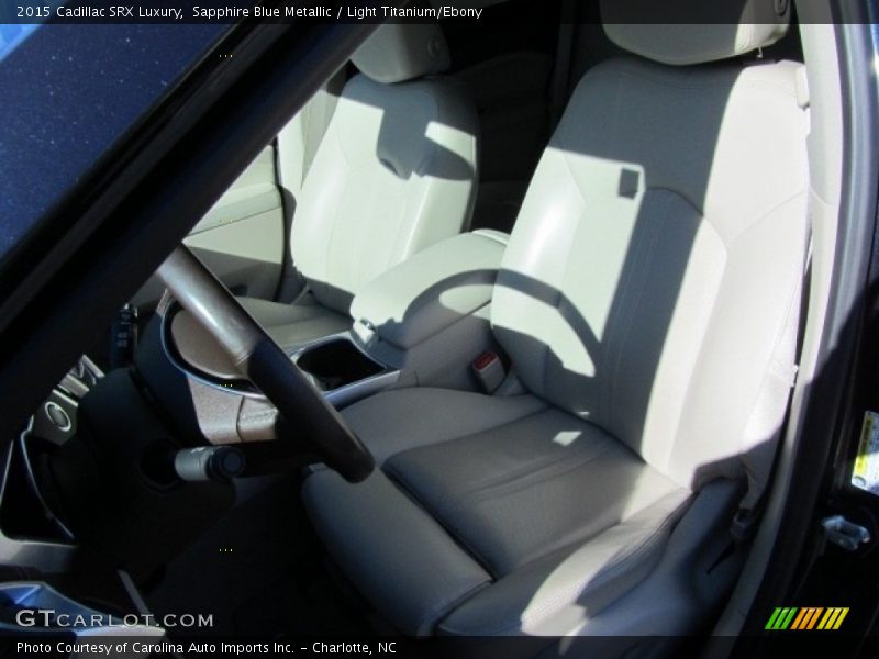 Sapphire Blue Metallic / Light Titanium/Ebony 2015 Cadillac SRX Luxury