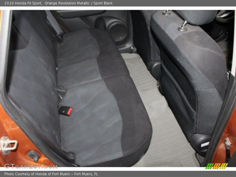 Orange Revolution Metallic / Sport Black 2010 Honda Fit Sport