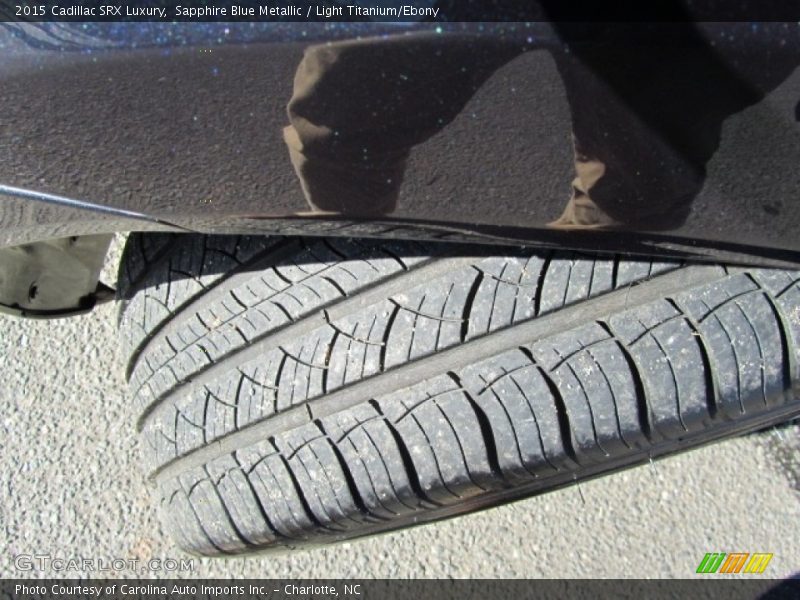Sapphire Blue Metallic / Light Titanium/Ebony 2015 Cadillac SRX Luxury